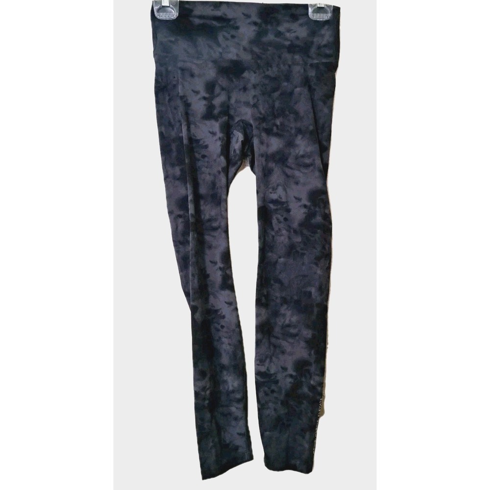 Elevated Mindset Activewear‎ Leggings Womens Medium Size 8 Gray Tye Dye